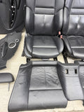 06-10 BMW E64 M6 Front Rear Seats Door Panels Leather Merino Seats Set Black Oem