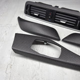 BMW F87 M2 16-21 Front Dry Carbon Fiber Interior Trim Panel Set of 4 OEM