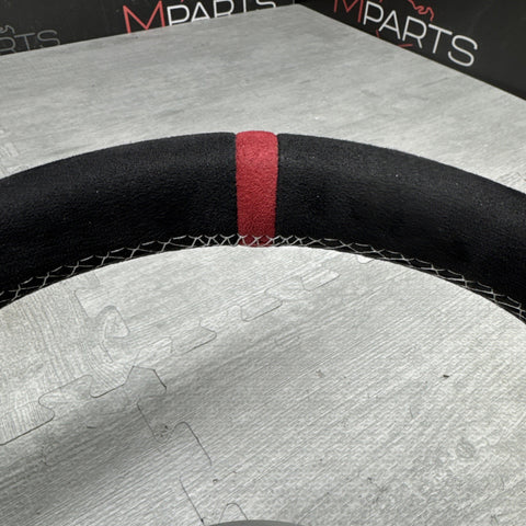 PORSCHE 991 GT3 991.2 GT 3 RS 997.2 BLK LEATHER PDK SHIFT STERRING WHEEL RED TOP