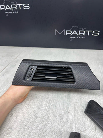 08-11 BMW E90 M3 Interior Trim Set Carbon Leather OEM Genuine