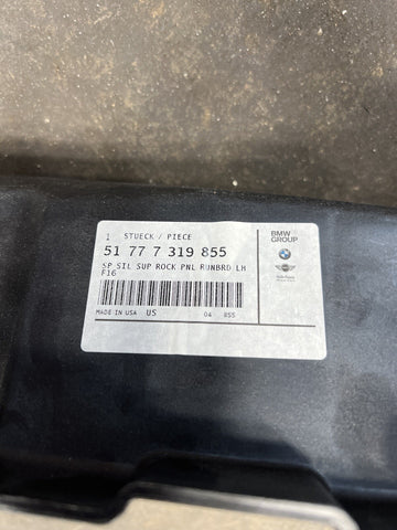 BMW F16 X5 Rocker Panel Support Left Driver Side