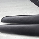 01-06 BMW E46 M3 Convertible Door Upper Arm Rest Armrest Pads Black
