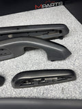 01-06 BMW E46 M3 Convertible Interior Armrests Trim Set Titan Shadow Grey