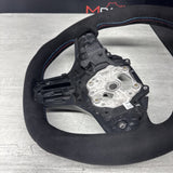 OEM BMW M3 G80 G82 M4 Custom Flat Bottom  Steering Wheel Alcantara Black Ring