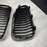 11-13 BMW 335i E92 E93 Front Left Right Upper Grille Set 7254967 7254970 OEM