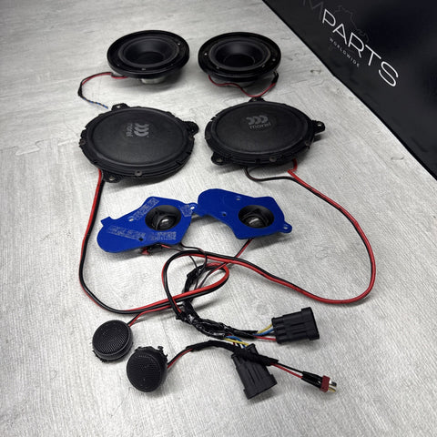 01-06 BMW E46 M3 Upgraded Speakers Morel Virtus Nano Hybrid Woofer Convertible