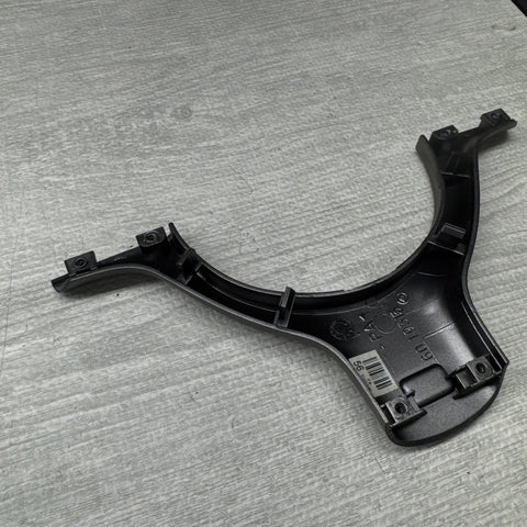 OEM 01-06 BMW E46 M3 Lower Steering Wheel Trim Cover Plate Titan Shadow Grey