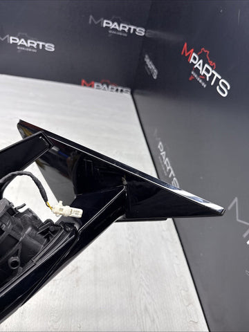 21-26 BMW G80 M3 Sedan Right Side Door Mirror W/ Camera Black Gloss