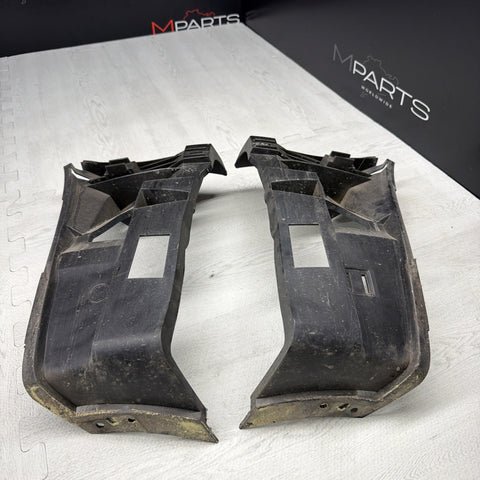 01-06 BMW E46 M3 FRONT BUMPER COVER GUARDS BRACKETS 2695247