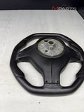 BMW 01-06 E46 M3 Manual Custom Leather Sides Flat Bottom Top Steering Wheel
