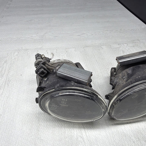 01-06 BMW E46 M3 Front Left Right Passenger Driver Bumper Fog Lights Clear OEM