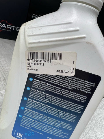 (4) ZF Lifeguard 8 Transmission Fluid 1 Liter Jug Jugs Bottles ZF8HP45 8HP50/70