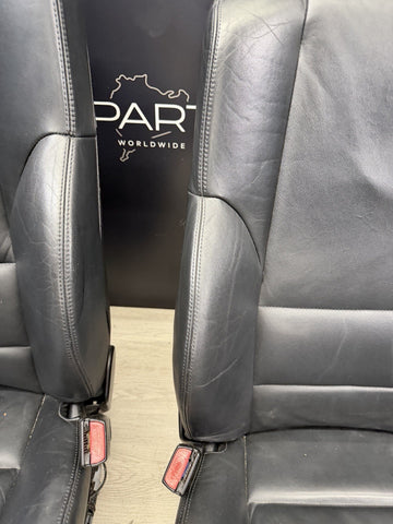 01-06 BMW E46 M3 Convertible Interior Front Heated Seats Black *Notes*