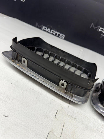 BMW OEM 01-06 E46 M3 Front Kidney Grilles Chrome 51138208685 51138208686