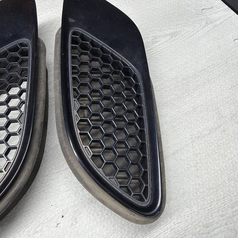 08-13 BMW E90 E92 E93 M3 Hood Scoops Space Jerez Black Pair 8042978