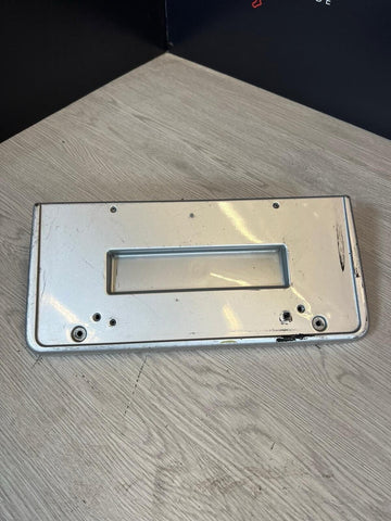 BMW E46 M3 01-06 Front License Plate Base Genuine 51112694726 Silver