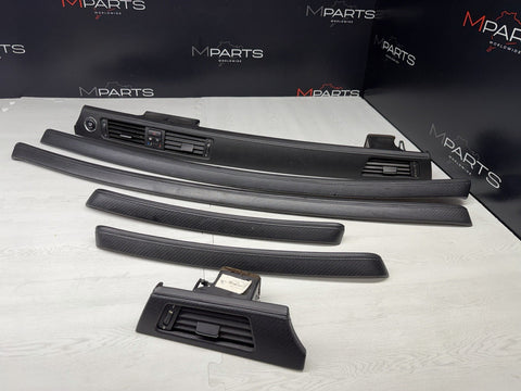 08-13 BMW E92 E93 M3 Interior Trim Set Carbon Leather OEM *Notes*