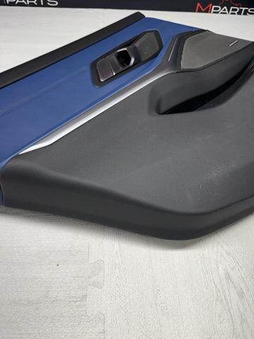 BMW 21-26 G80 M3 Sedan Rear Left Driver Side Door Panel Fjords Blue