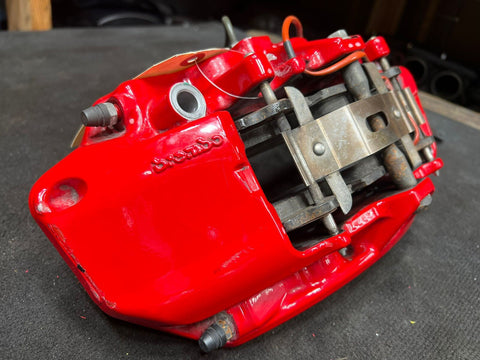 Ferrari 458 Italia, Spider, Left Driver, Front Brake Caliper, Red, P/N 261774
