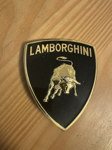 Lamborghini Aventador Huracan Urus Front Hood Emblem Bull Badge Logo Genuine OEM