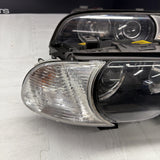 2001 BMW E46 M3 ORIGINAL Single Xenon Headlights Head Lights Corner Lights