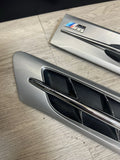 98-02 BMW Z3 M Z3M Fender Hood Vent Grilles Grilles Pair OEM Silver