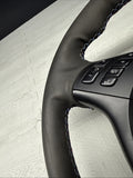 BMW Steering Wheel 01-06 E46 M3 Manual Custom Wrapped Red Stripe