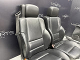 01-06 BMW E46 M3 Convertible Interior Heated Seats Nappa Black Set Complete