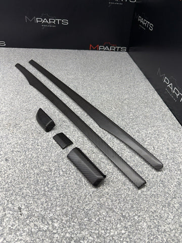 PORSCHE 718 982 GT4RS WEISSACH MATTE CARBON INTERIOR TRIMS SET PACKAGE OEM