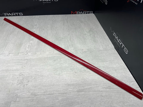 BMW E46 2000-2006 OEM RIGHT PASSENGER EXTERIOR DOOR TRIM MOLDING IMOLA RED