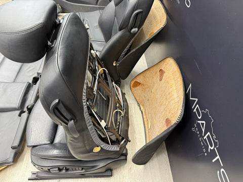 01-06 BMW E46 M3 Coupe Interior Front Seats Black Powered / Heated