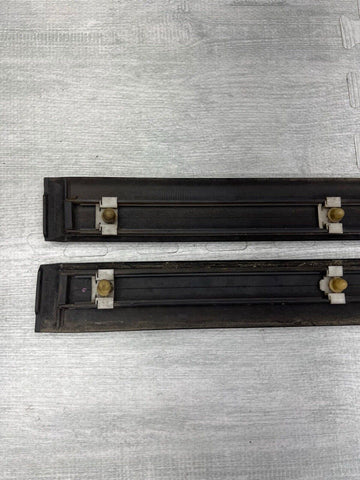 BMW E36 M3 Sedan 1992-1998 DOOR MOULDING REAR PAIR BLACK OEM