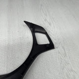 08-13 BMW E90 E92 E93 M3 Lower Steering Wheel Trim Cover Plate Black *Peeling*