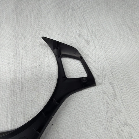 08-13 BMW E90 E92 E93 M3 Lower Steering Wheel Trim Cover Plate Black *Peeling*