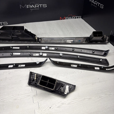 08-11 BMW E90 M3 Sedan Interior Dashboard Door Leather Carbon Fiber Trim Set OEM