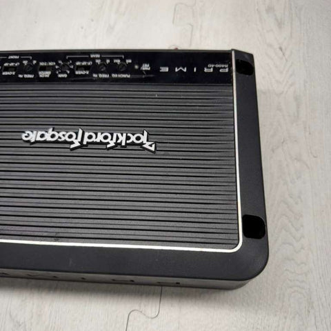 Rockford Fosgate Prime R400-4D 4-Channel Class-D Car Audio Amplifier 400W -Black