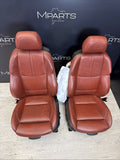 08-13 BMW E92 M3 Coupe Original Fox Red Interior Front Seats Pair *Notes*