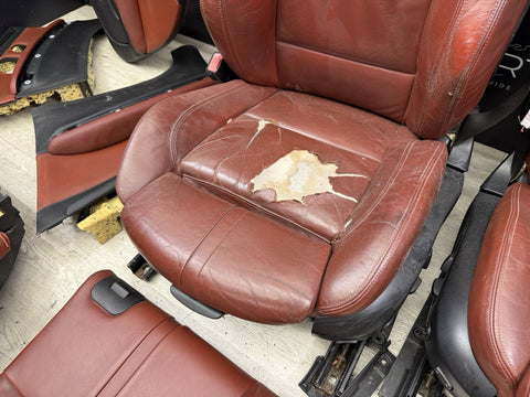 08-13 BMW E93 M3 Convertible Complete Interior Seats Fox Red