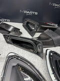 OEM Porsche 718 Cayman 982 GT4RS Weissach Carbon Air Intake Trims Set 982853990