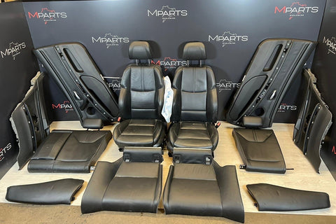 08-13 BMW E92 M3 Coupe Original Novillo Black Interior Seats Complete