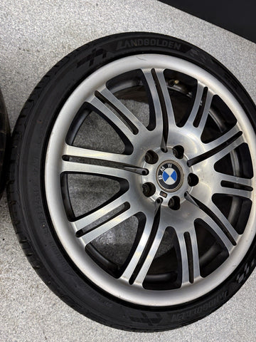 OEM BMW 01-06 E46 M3 19” Style 67 Wheels Rims Staggered Set