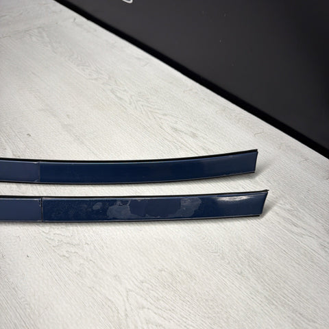 BMW E46 330CI M3 325CI Roof Rails Moldings Trims Faded Pair Coupe OEM