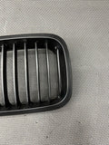 01-06 BMW E46 M3 Front Left Driver Frame Kidney Grille Matte Black