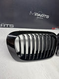 01-06 BMW E46 M3 Front Kidney Grilles Grills Gloss Black