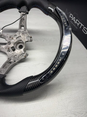 NEW 15-20 BMW F80 F82 F83 M3 M4 OHC LED Carbon fiber Steering Wheel