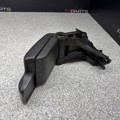 01-06 BMW E46 M3 Center Console Armrest Arm Rest Black Leather *Crease*