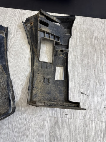 01-06 BMW E46 M3 FRONT BUMPER COVER GUARDS BRACKETS 2695247
