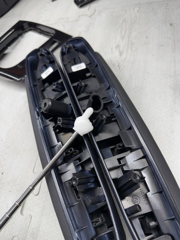 01-06 BMW E46 M3 Coupe Interior Armrests Trim Set Piano Black