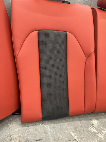21-24 BMW G80 M3 Sedan Rear Seats Fiona Red