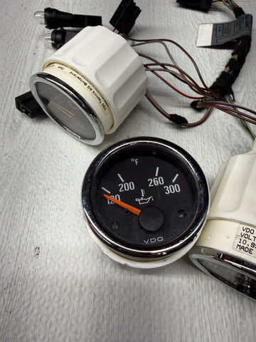 BMW E36 Z3M Z3 M Center Dash Battery Voltage Voltmeter Gauges Meters Set OEM
